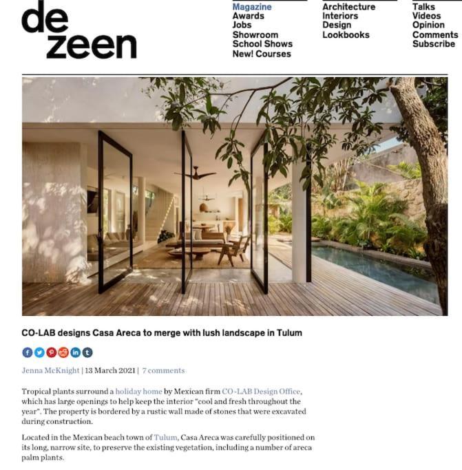 Casa Areca, Awarded Architectural Villa Located In A Secured Gated Community, With Concierge Services Tulum Exterior foto